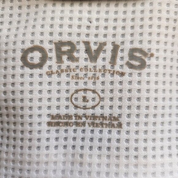 Orvis Men's Short Sleeve Button-down Size Large Excellent Condition - Picture 4 of 4